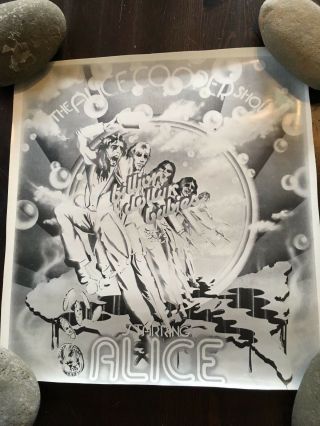 Vintage Alice Cooper Poster Billion Dollar Babies Tour 1973