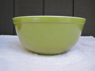 Vintage Pyrex Avocado Green Mixing Bowl 403 2 1/2 Quart Nesting Bowl