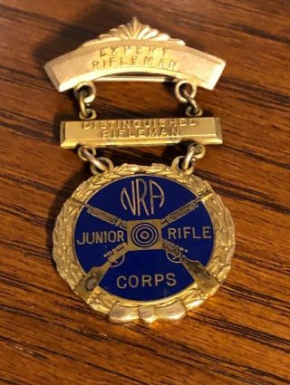 Nra Junior Rifle Corps Sharpshooter Medal