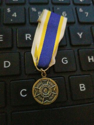 Vintage Wwi Sons Of The American Revolution Participation Mini Medal