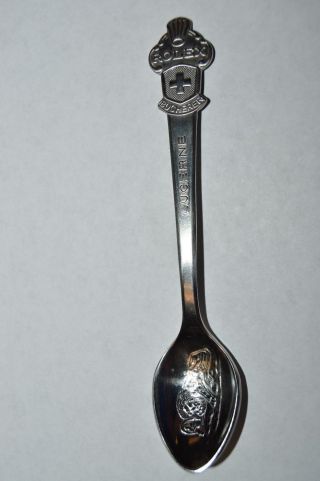 Vintage Rolex Bucherer Of Switzerland Lucerne Silver Plated Collector Spoon
