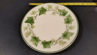 Vintage Set Of Two 10.  5 Inch Dinner Plates Franciscan Ivy