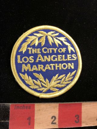 Vintage The City Of Los Angeles Marathon Patch California 26.  2 Mile Race 80a5