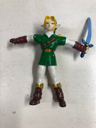 Vintage Rare Link Bendy Nintendo 64 Legend Of Zelda Ocarina Of Time M5