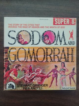 Vintage Old 8mm Movie Reel Sodom And Gomorrah