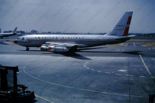 1965 American Airlines Airplane Plane Airport Vintage 35mm Slide Qs5