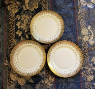 Vintage French Limoges Gda Luncheon Dessert Plates,  Set Of 3