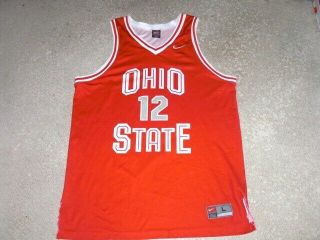 Vintage Nike Ohio State Buckeyes 12 Basketball Jersey Men 