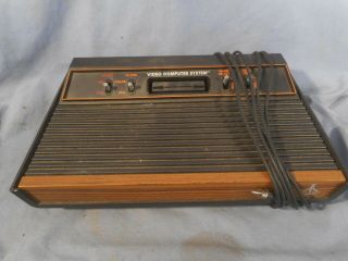 Vintage Atari Cx - 2600 A Video Computer Game System Un -