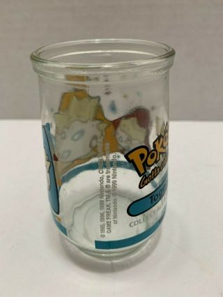 Vintage 1999 Welch ' s Jelly Pokemon Glass Jar 9 Togepi 4