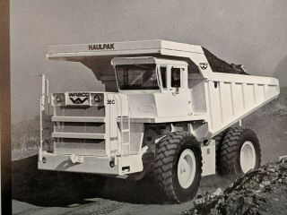Vintage WABCO Construction & Mining Haulpak Truck Model 35C Spec Sheet Brochure 5