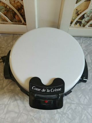 Vintage The Waffle Cone Maker By Munsey Cone De La Creme No Box