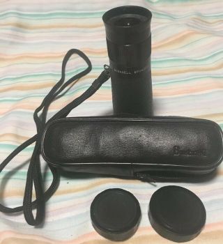 Vintage Bushnell 8x 30 Broadfield Monocular Caps And Leather Case.