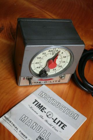 Vintage Master Time - O - Lite Model M - 59 Darkroom Safelight Enlarger 5