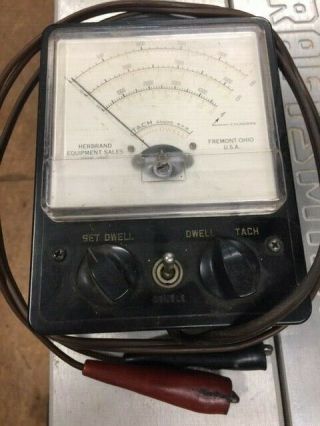 Vintage Herbrand Ht - 864 Tach/dwell Tester Auto Car Truck