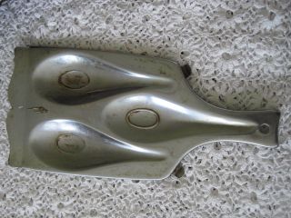 Aluminum 3 Spoon Holder Vintage