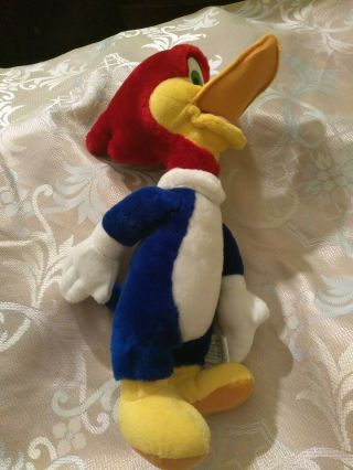 Vintage Woody Woodpecker Plush Stuffed Animal Toy Network With Tush Tag 15 "