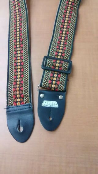 Ace Vintage Style Guitar Bass Strap shipped first class 4