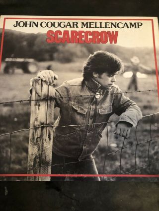 John Cougar Mellencamp Scarecrow Album.  Vintage Vinyl (1985)