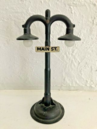 Vtg Marx O Gauge Street Lamp Main Street Model Railroad 419