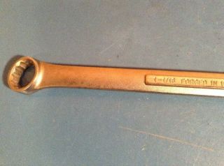 Vintage Craftsman USA 1 - 1/16 1 - 1/4 Double Box End Off Set Wrench VV Series 4