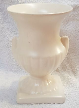Vintage Australian Raynham Pottery White Grecian Urn Vase Small C1950 - 73 13cm