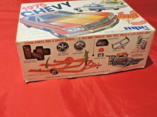 Model Car Parts Vintage Mpc 1975 Chevy Caprice Box And Instructions 1/25