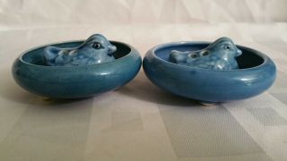 Vintage Blue Duck Salt And Pepper shakers Japan 5