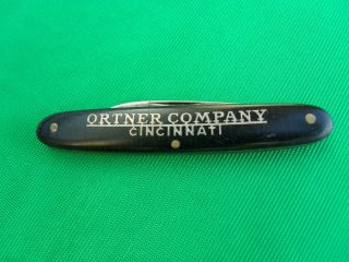 Vintage Pocket Knife Advertising Ortner Co.  Cincinnati K55 (backward) K Germany