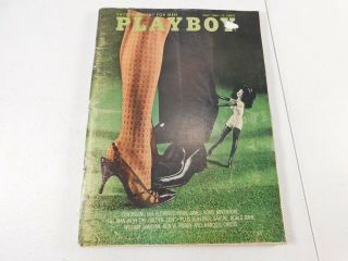 Vintage May 1965 Playboy Stella Stevens,  Bond,  Frazetta Art,  Vargas Girl Pin - Up