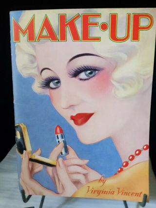 Make Up By Virginia Vincent 1932 Vintage Soft Cover Art Deco