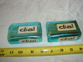 Vintage Advertising Soap Detergent Cleaning Washing Beauty 2 Bars Dial Aqua Bath