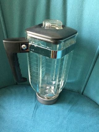 Vintage Osterizer Glass Blender Jar With Lid