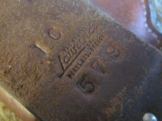 Vintage GEORGE LAWRENCE Portland Oregon Leather Holster 1C 579 3