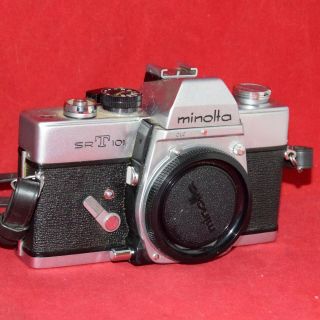 Vintage Minolta Srt 101 35mm Slr Film Camera Body Only,  For Parts/repair
