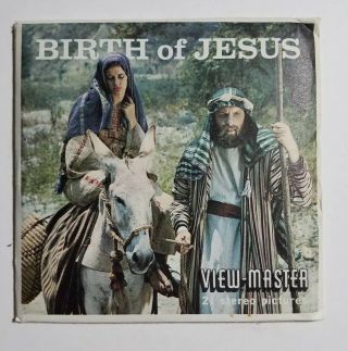 Vintage View - Master Viewmaster Pack B875 “birth Of Jesus” 3 Reel Set,  Booklet