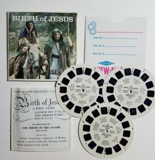 Vintage View - Master Viewmaster Pack B875 “Birth of Jesus” 3 Reel Set,  Booklet 2