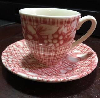 Vintage Tea Cup ^ Saucer Serenade Genevieve Lethu 1991