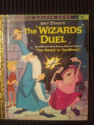 Vintage Little Golden Book The Wizards’duel D107 1963 1st Ed.