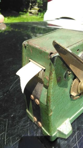 Vintage metal industrial scotch tape dispenser 3