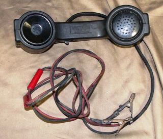 Vintage Mid Century Bell System Western Electric Lineman Rotary Handset Nr