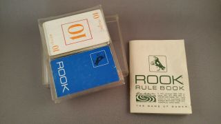 Vintage Rook Card Game By Parker Bros 1968 Blue Edition
