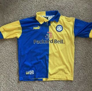 Vintage Leeds United Jersey 1996 - 98 Season Large