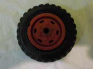 Vintage Wyandotte Semi Truck Red Wheel And Tire