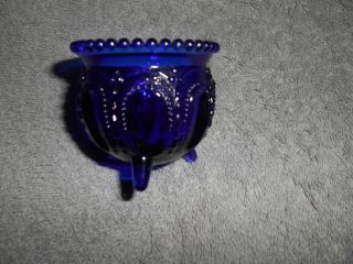 Vintage - Dagenhart Cobalt Blue Gypsy Pot - Toothpick Holder