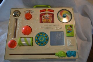 Vintage Fisher Price Activity Center Crib Baby Nursery Play Toy
