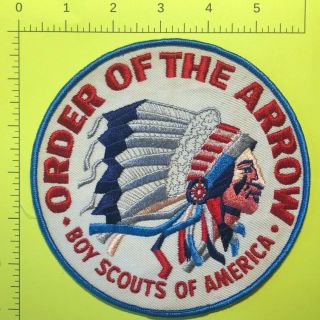 Vintage 1970s Order Of The Arrow Boy Scout Jacket Patch Of Indian Chief