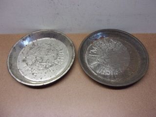 Vtg Mrs.  Smiths Mello Rich Pie Tins Baking Plate 9 " X 1 1/4 " Collectibles/users