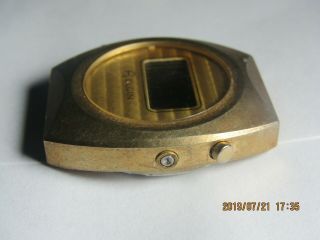 Vintage Men ' s Elgin Solid state digital watch for parts/repair 2 3