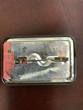 Vintage California Hunting License Pin 1941 - 42 2